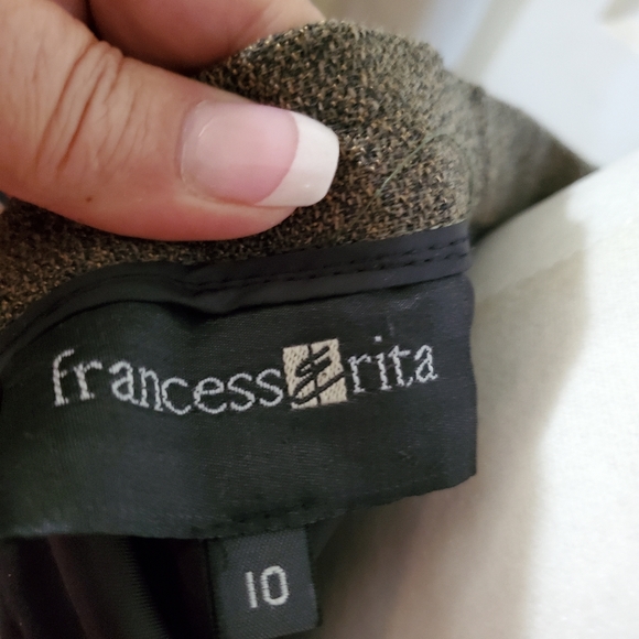 RARE!! Vintage 60s greenish brown skirt. Never worn! - Picture 4 of 4